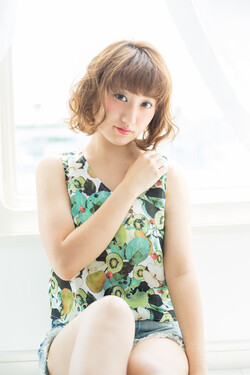 前上がりボブ×ニュアンスパーマ♪|hair make flencia
