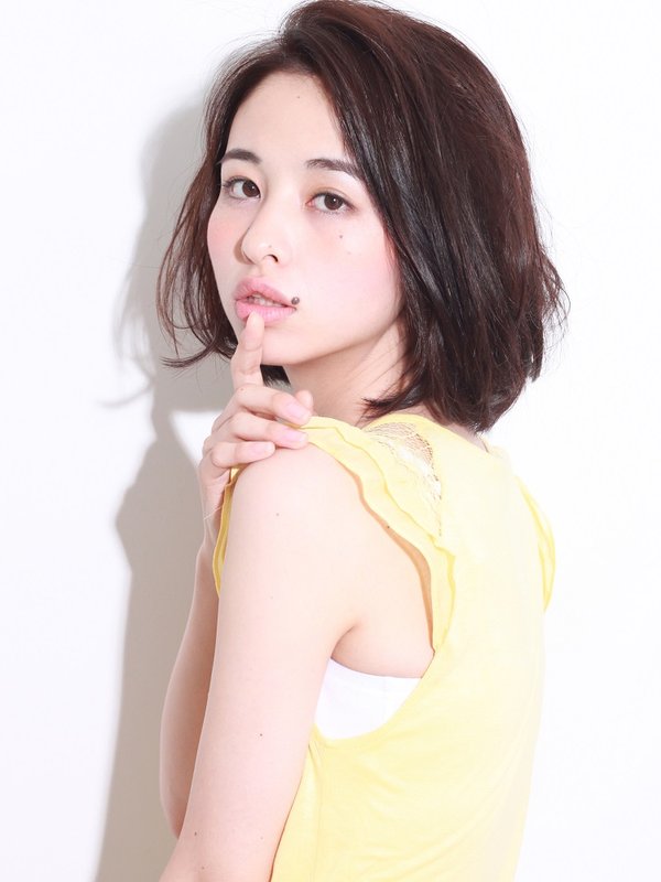 大人グラムなナチュラルボブ|hair make flencia