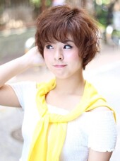 ふんわりマニッシュショート|hair make flencia