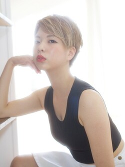 エッジィアニュイショート|hair make flencia