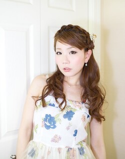 ルーズハーフアップ|hair make flencia