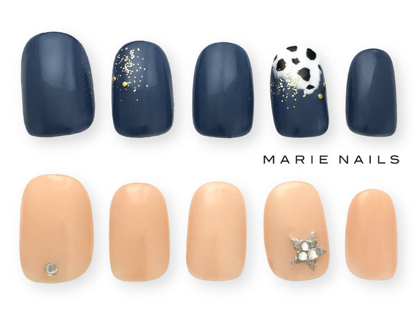 定額シンプル5000円 【初回オフ込】　　|MARIE NAILS 京都三条通り店