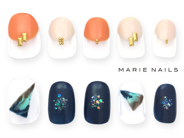 定額アートコース6000円【初回オフ込】　　　　|MARIE NAILS 京都三条通り店