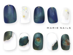 定額フルアート7000円 【初回オフ込 】　　　　|MARIE NAILS 京都三条通り店