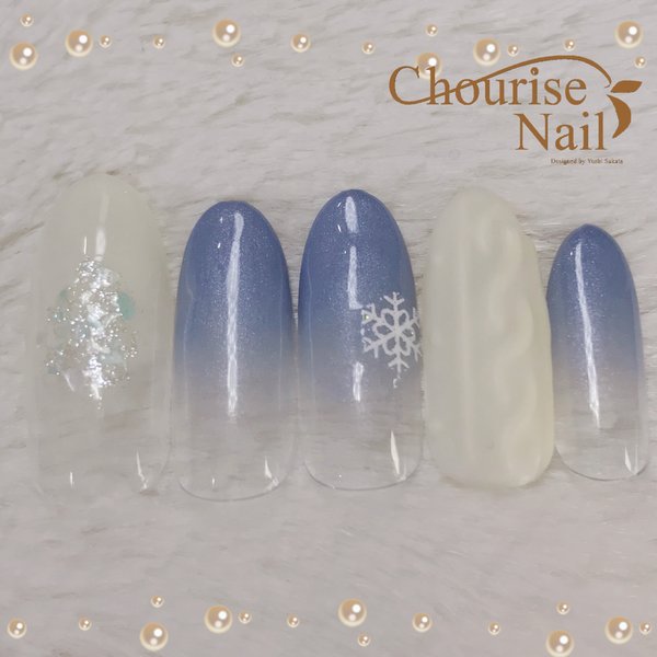 きらきらニットネイル|Chourise Nail*