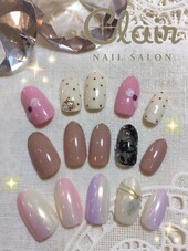 1月定額☆どれでも￥4500デザイン|ネイルズ　クレエル
