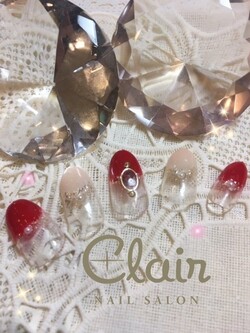 1月定額ジェル¥6,000コース☆デザイン3|ネイルズ　クレエル