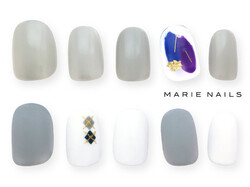 定額シンプル5000円【 初回オフ込 】　　　|MARIE NAILS 京都三条通り店