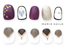 定額アートコース6000円【 初回オフ込】　　　　|MARIE NAILS 京都三条通り店