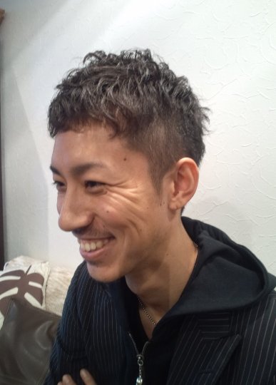 くせ毛風ツーブロックパーマ|ROYM カット&amp;ヘッドスパ