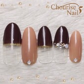 バレンタインビジューネイル♡|Chourise Nail*