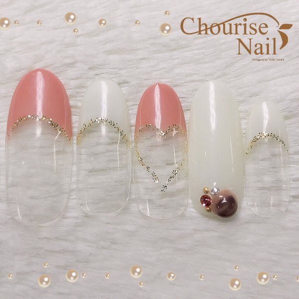 バレンタインハートネイル♡|Chourise Nail*