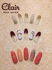 2月定額☆どれでも￥4500デザイン|スパクレエル　ネイル　旭橋店