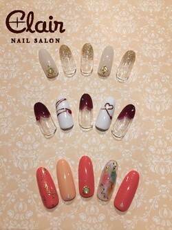 2月定額☆どれでも￥4500デザイン|スパクレエル　ネイル　旭橋店
