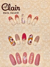 2月定額☆どれでも￥6000デザイン|スパクレエル　ネイル　旭橋店