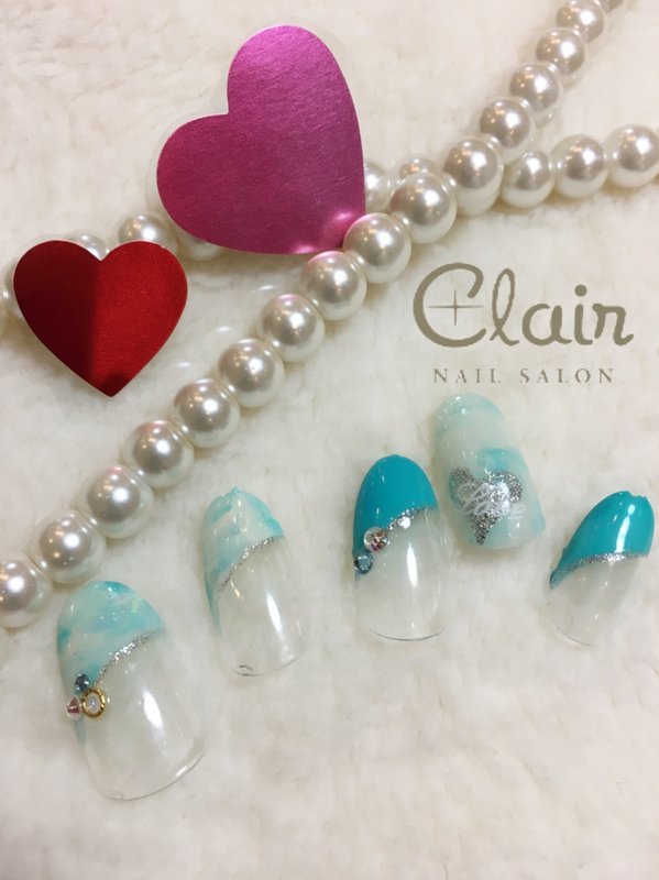 2月定額ジェル¥6,000コース☆デザイン3|ネイルズ　クレエル