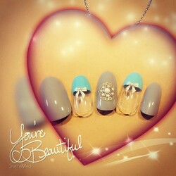 グレー&amp;ビジュ－