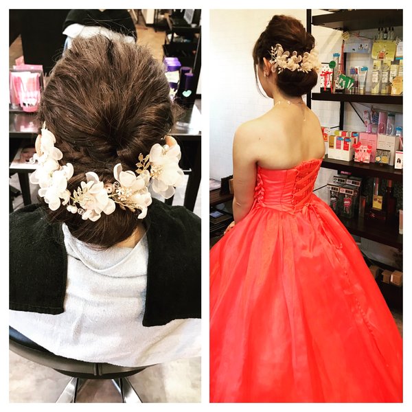 卒業式　ドレスヘアスタイル|NON EDGE