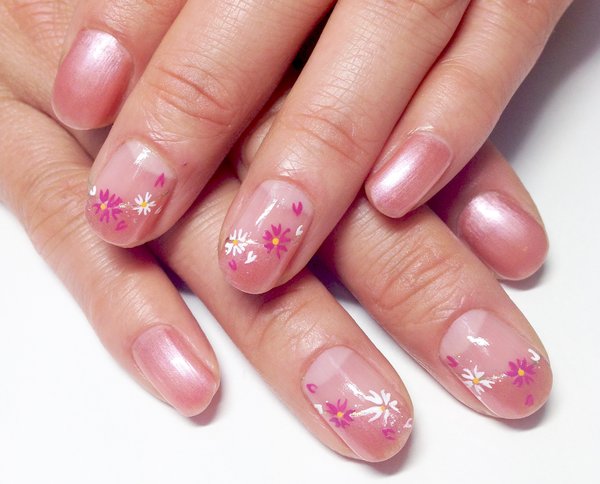 斜めフレンチのネイルデザインカタログ一覧 ビューティーパーク