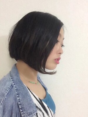 モテ小顔インナーカラーボブ Hair Salon Greeze ヘアサロングリーゼ 東京都 綾瀬 の髪型 ヘアスタイルカタログ ビューティーパーク