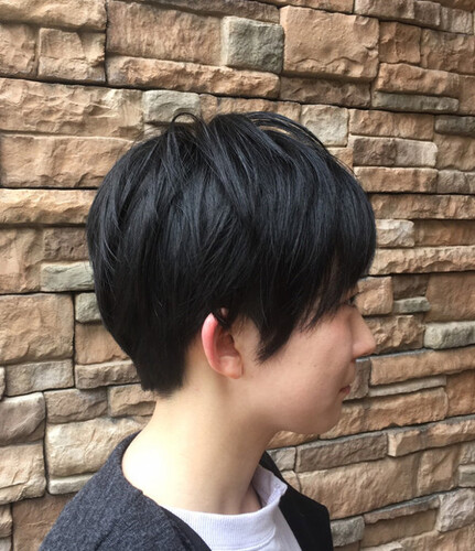 ツーブロックショート