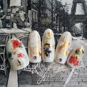 押し花風春ネイル|nails nao