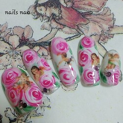 天使&amp;アンティークフラワー