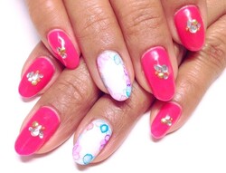 【ジェルネイル】たらし込み