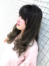 外国人風　Ｗグラデーションカラー|NON EDGE