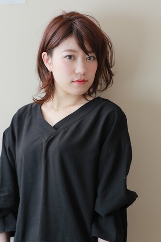 エッジ×抜け感ウェーブ