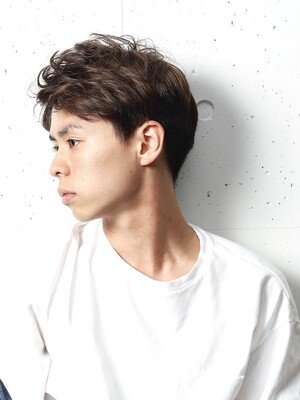 ニュアンスパーマショート 226 Nero Hair Salon ネロヘアサロン 東京都 渋谷 のメンズカタログ ビューティーパーク