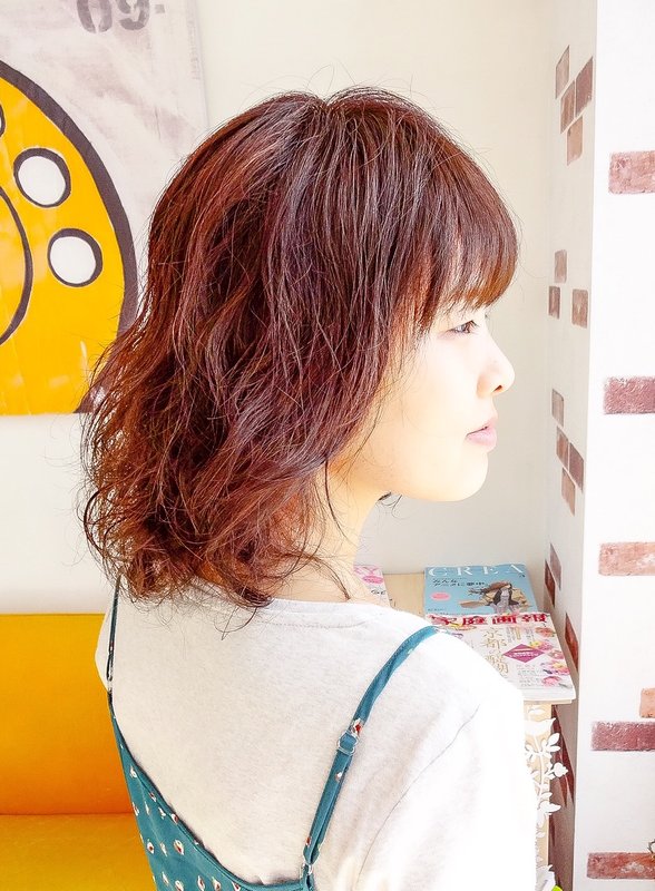 グレージュ無造作ウェーブ|Infini-Y’s　ウェルディ長泉店