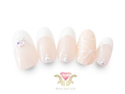 ブライダルフラワーネイル