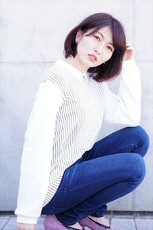 エアリー感のあるワンカールナチュラルボブ★|HAIRSALON　eclat