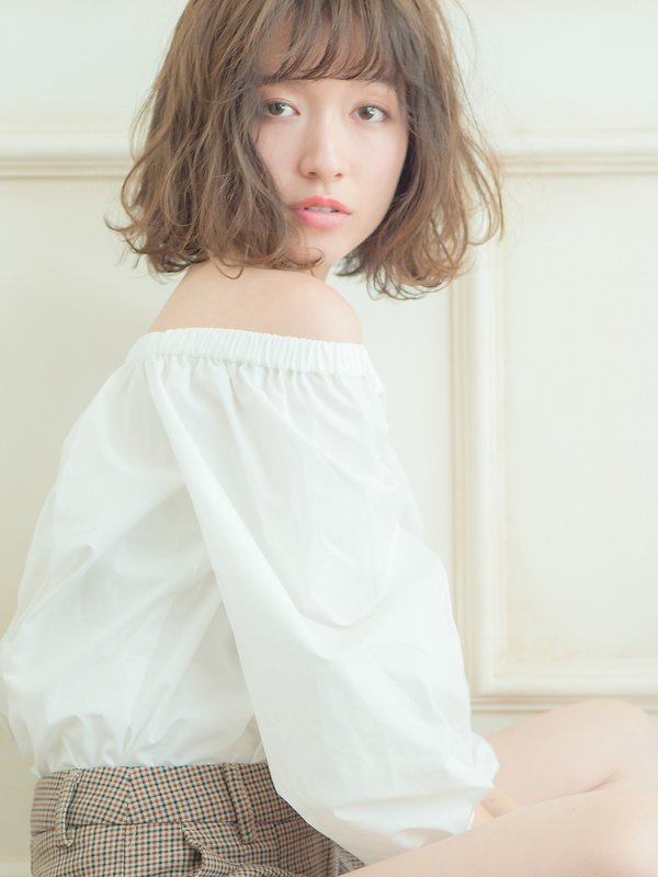 無造作ウェーブボブ|Inity