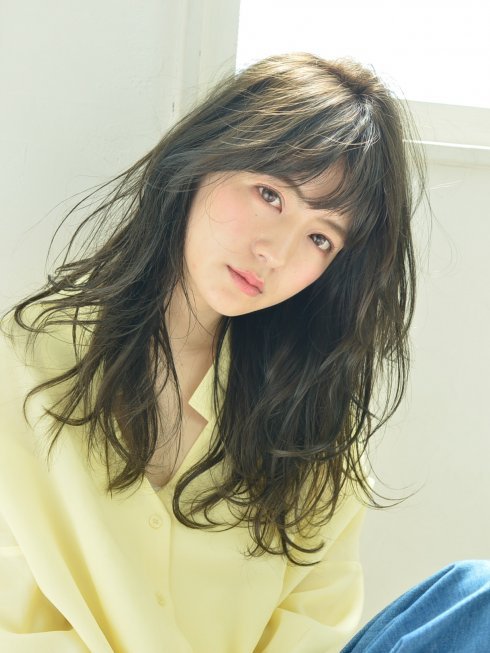 ダークアッシュのこなれロング|MAY.by Bonheur【メイバイボヌール】