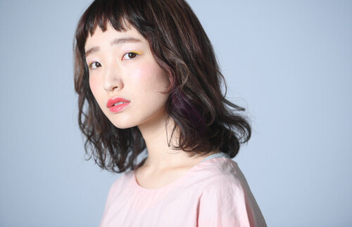 ミディアムゆるパーマ