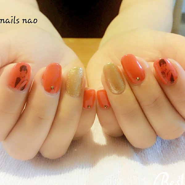 ガーリーネイル　オードリーヘップバーン|nails nao