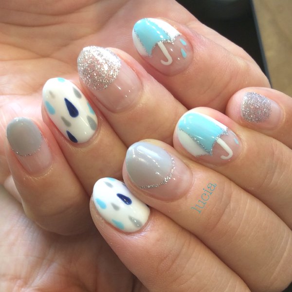 梅雨ネイル♪|Lucia