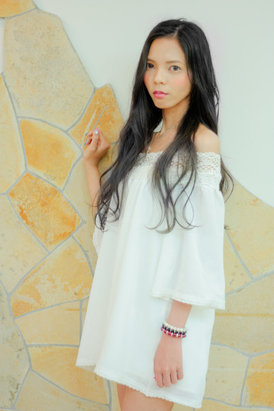 黒髪～グレーへのグラデーションカラー|Musee de Lapaix