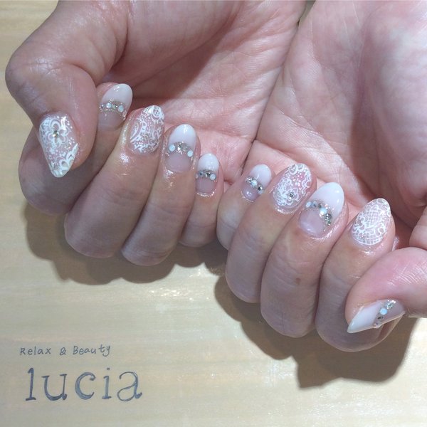 手書きレース♪|Lucia