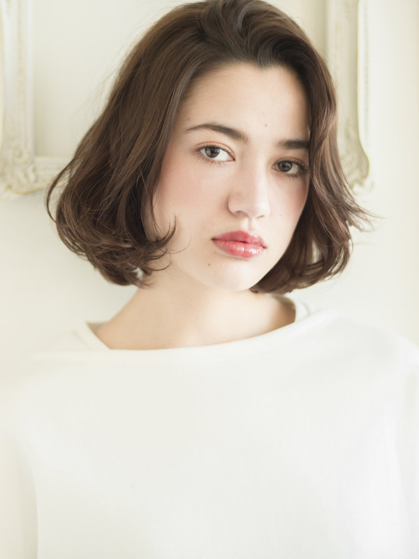人気NO1！ベージュカラー&amp;ミディーボブパーマ|keep hair design