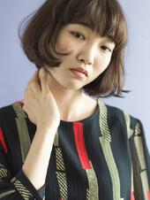 ちょっぴりモードなボブパーマスタイル|keep hair design