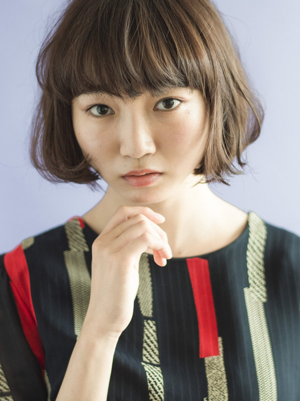 ちょっぴりモードなボブパーマスタイル|keep hair design