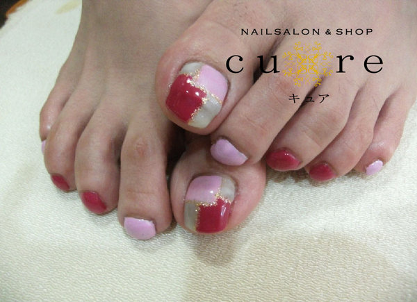 ブロックフットジェルネイル|ネイルサロン＆ショップ／ネイルスクール　Ｃｕｒｅ