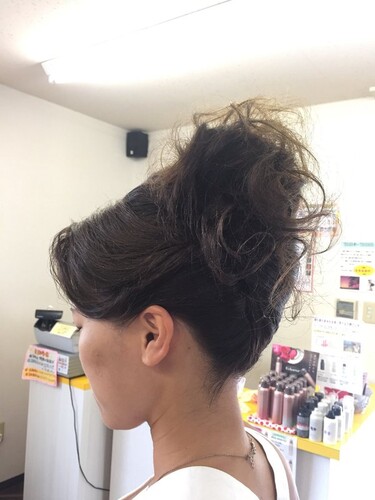 お祭りヘアーセット