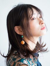 ヌーディー☆外ハネスタイル|keep hair design