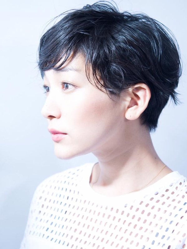 クセ毛風マッシュショートパーマ|keep hair design