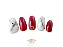 天然石風ネイル