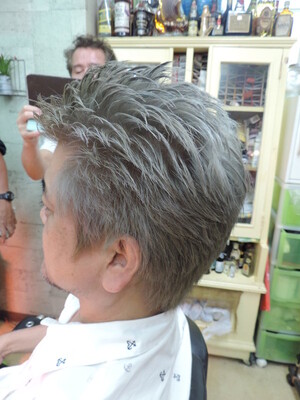 メンズカラー シルバーパール Hair Room Lamp ヘアルームランプ 沖縄県 読谷 のメンズカタログ ビューティーパーク